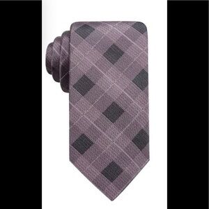 NWT Ryan Seacrest Distinction Slim Plaid Silk Tie